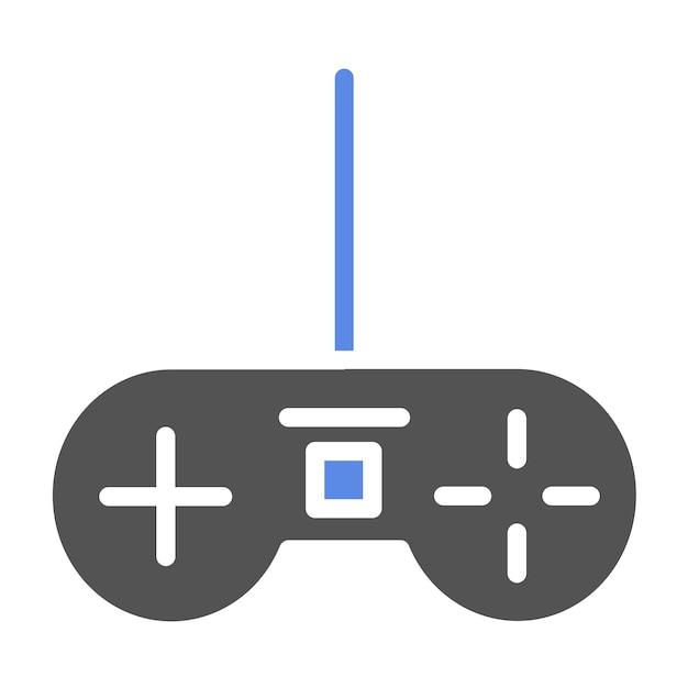 Diseño vectorial estilo del icono de joypad