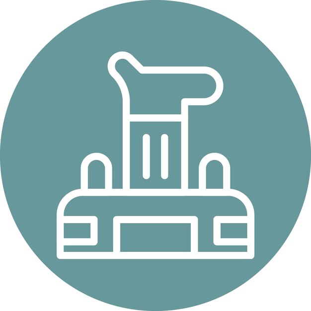 Diseño vectorial Estilo del icono del joystick virtual