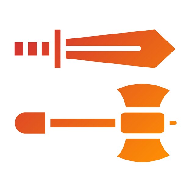 Diseño vectorial Estilo de icono de juego de acción