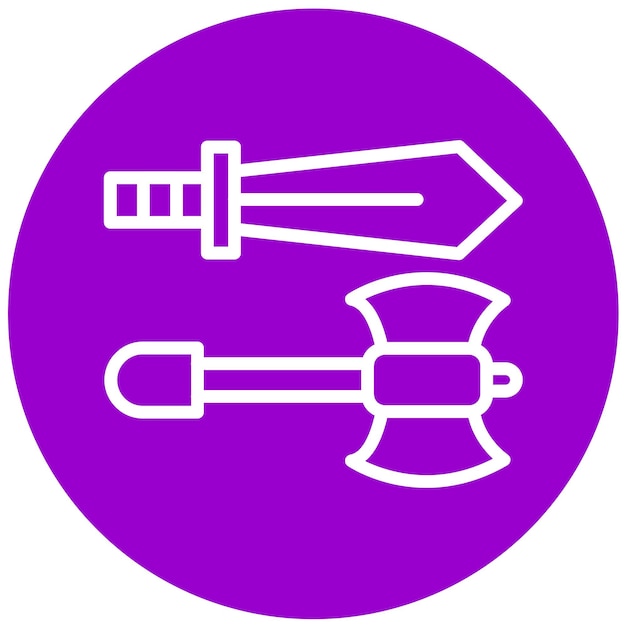 Diseño vectorial Estilo de icono de juego de acción