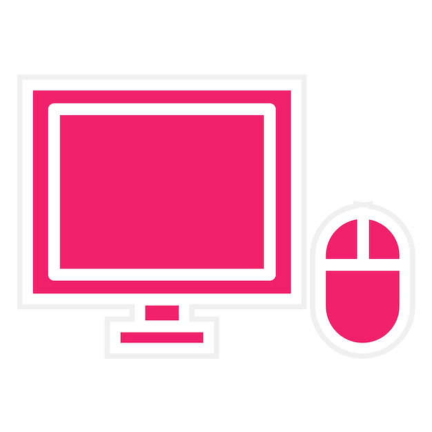 Diseño vectorial Estilo de icono de juego de computadora