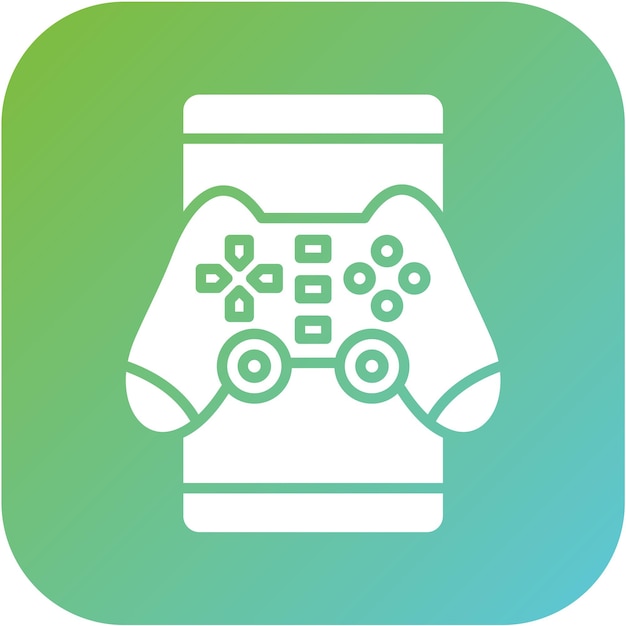 Diseño vectorial Estilo de icono de juegos móviles