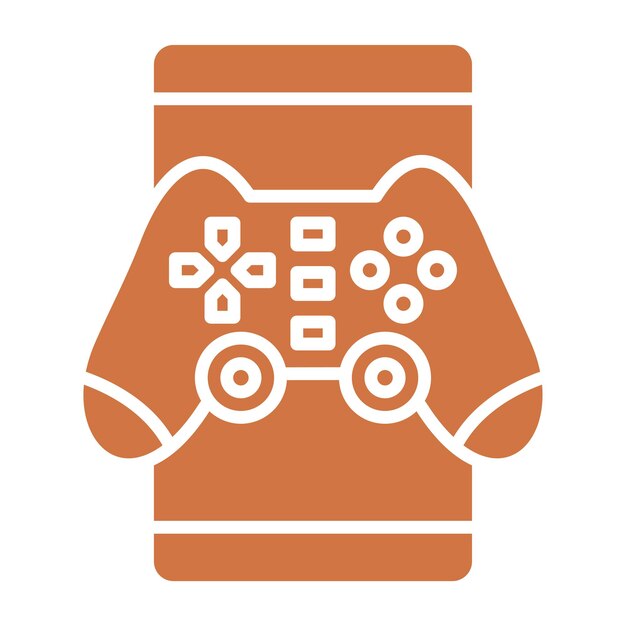 Diseño vectorial Estilo de icono de juegos móviles