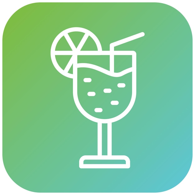 Diseño vectorial de estilo de icono de jugo de limón