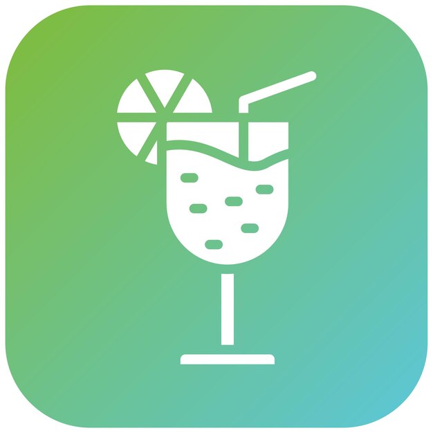 Diseño vectorial de estilo de icono de jugo de limón