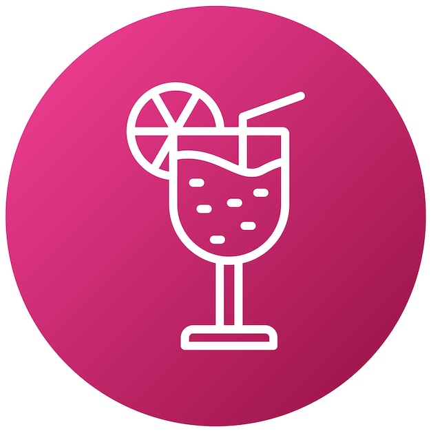 Diseño vectorial de estilo de icono de jugo de limón