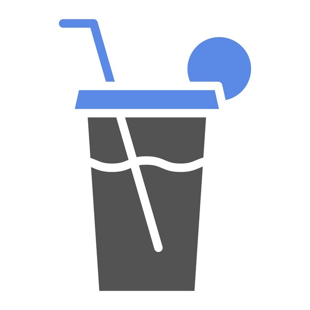 Diseño vectorial de estilo de icono de jugo verde