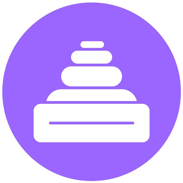Diseño vectorial Estilo de icono de juguete de pila