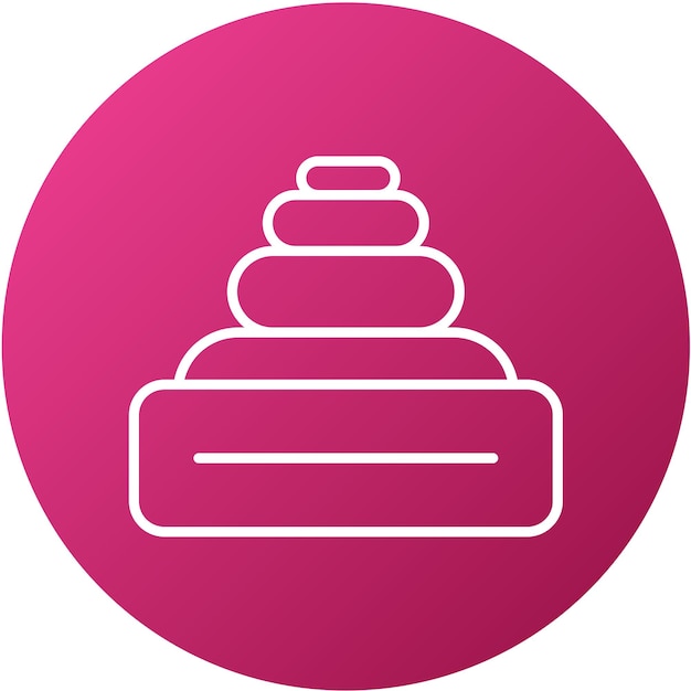 Diseño vectorial Estilo de icono de juguete de pila