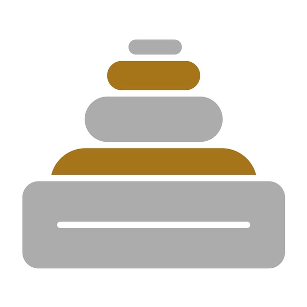 Diseño vectorial Estilo de icono de juguete de pila