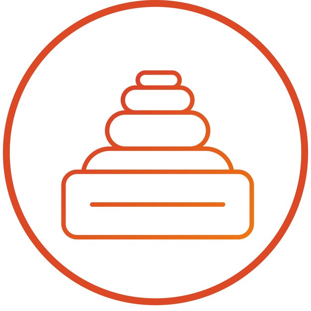 Diseño vectorial Estilo de icono de juguete de pila