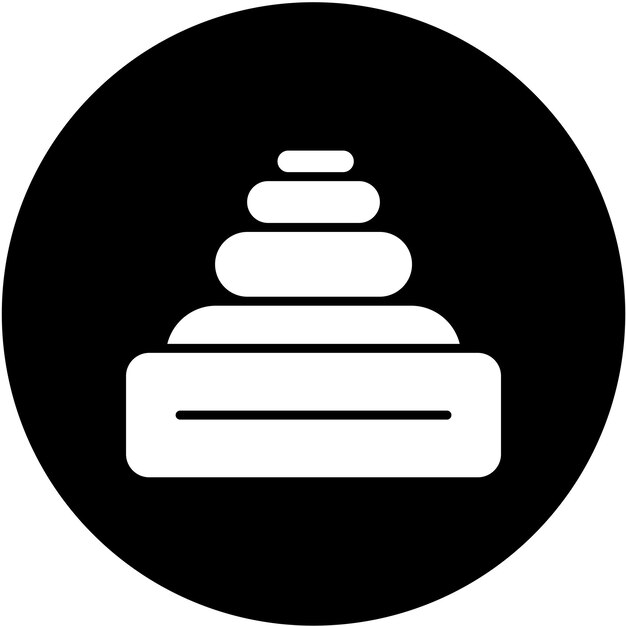Diseño vectorial Estilo de icono de juguete de pila