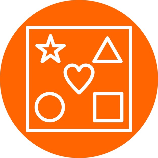 Diseño vectorial Estilo de icono de juguete