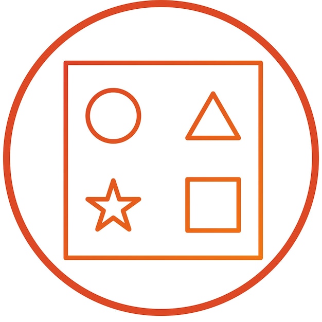 Diseño vectorial Estilo de icono de juguete