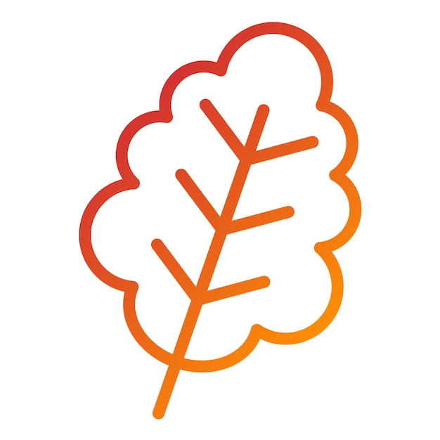 Diseño vectorial de estilo de icono de kale