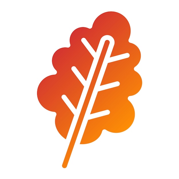 Diseño vectorial de estilo de icono de kale