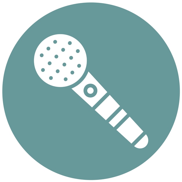 Diseño vectorial de estilo de icono de karaoke