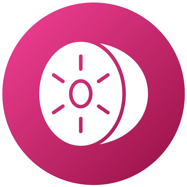 Diseño vectorial estilo de icono Kiwi Kraze