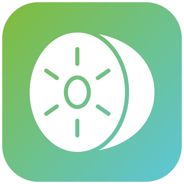 Diseño vectorial estilo de icono Kiwi Kraze