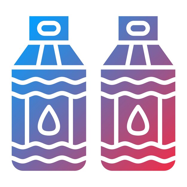 Diseño vectorial Estilo de icono de lácteos