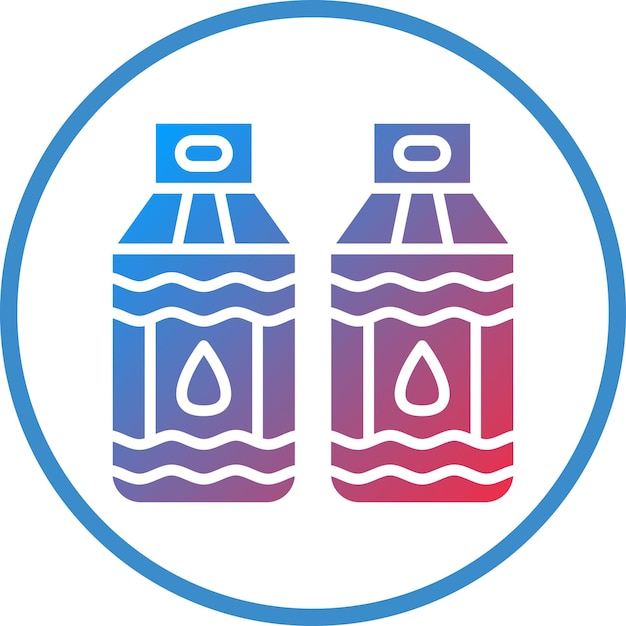 Diseño vectorial Estilo de icono de lácteos