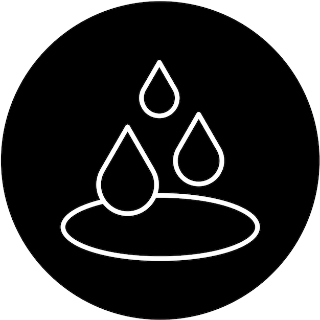 Diseño vectorial Estilo de icono de lágrimas