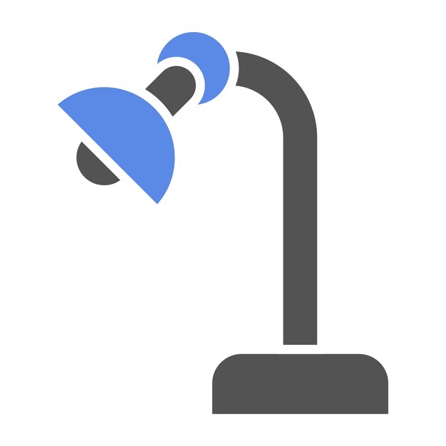Diseño vectorial Estilo del icono de la lámpara del libro