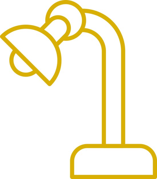 Diseño vectorial Estilo del icono de la lámpara del libro