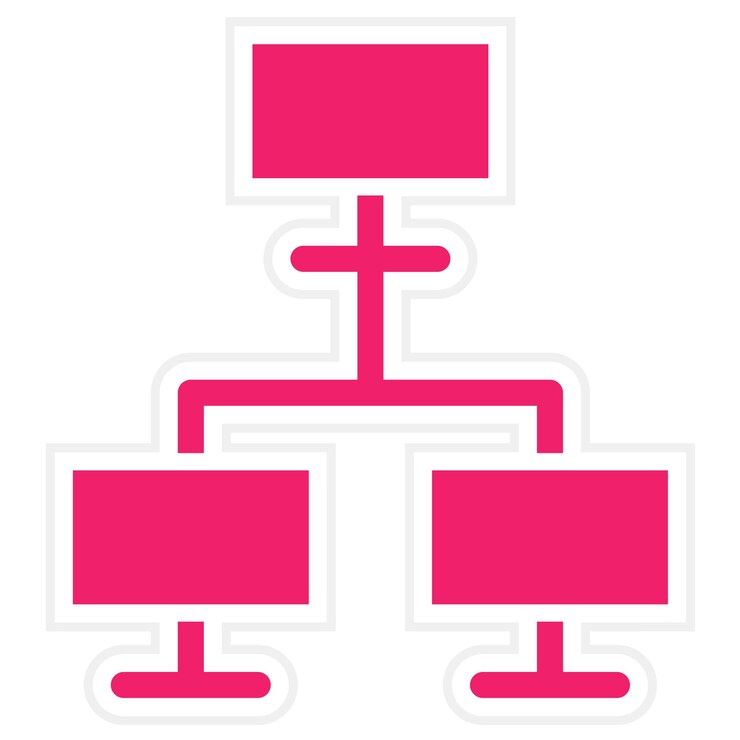 Vector diseño vectorial estilo de icono de lan