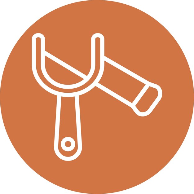 Diseño vectorial Estilo de icono de lanzallamas