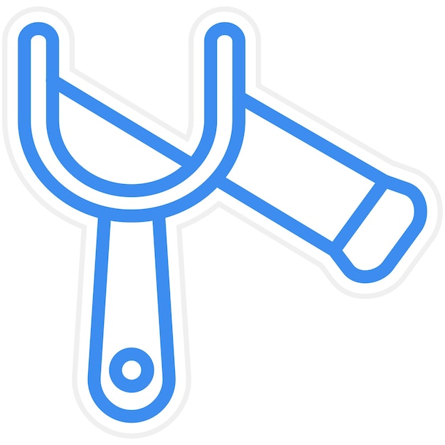 Diseño vectorial Estilo de icono de lanzallamas