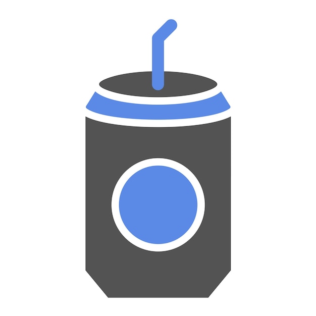 Diseño vectorial Estilo del icono de la lata