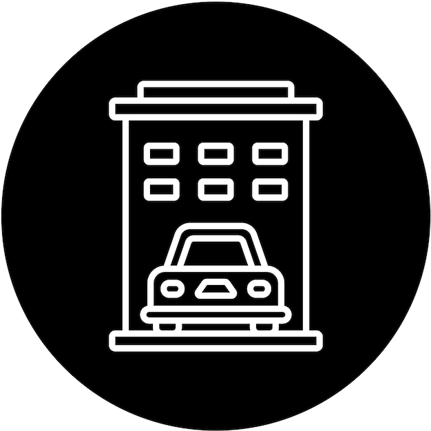 Diseño vectorial Estilo de icono de lavado de automóviles corporativo