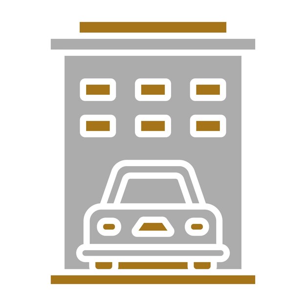 Diseño vectorial Estilo de icono de lavado de automóviles corporativo