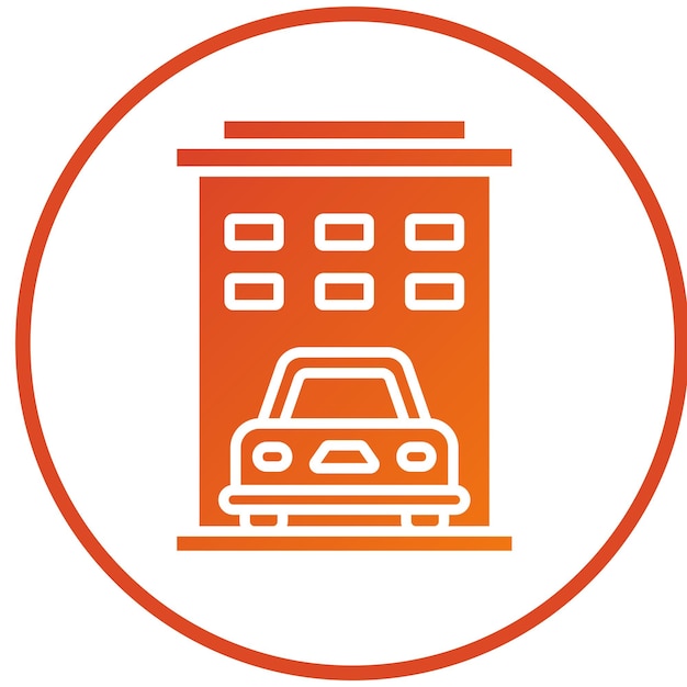 Diseño vectorial Estilo de icono de lavado de automóviles corporativo