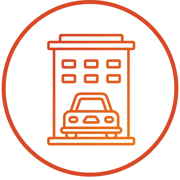 Diseño vectorial Estilo de icono de lavado de automóviles corporativo