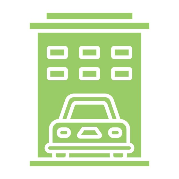 Diseño vectorial Estilo de icono de lavado de automóviles corporativo