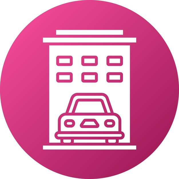 Diseño vectorial Estilo de icono de lavado de automóviles corporativo