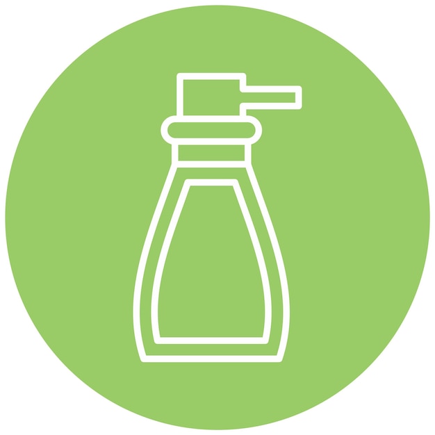 Diseño vectorial Estilo del icono de lavado de botellas