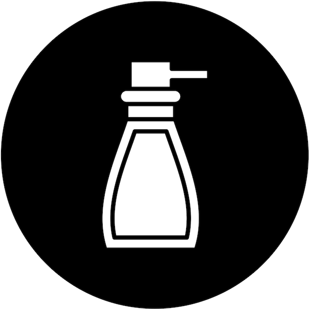 Diseño vectorial Estilo del icono de lavado de botellas