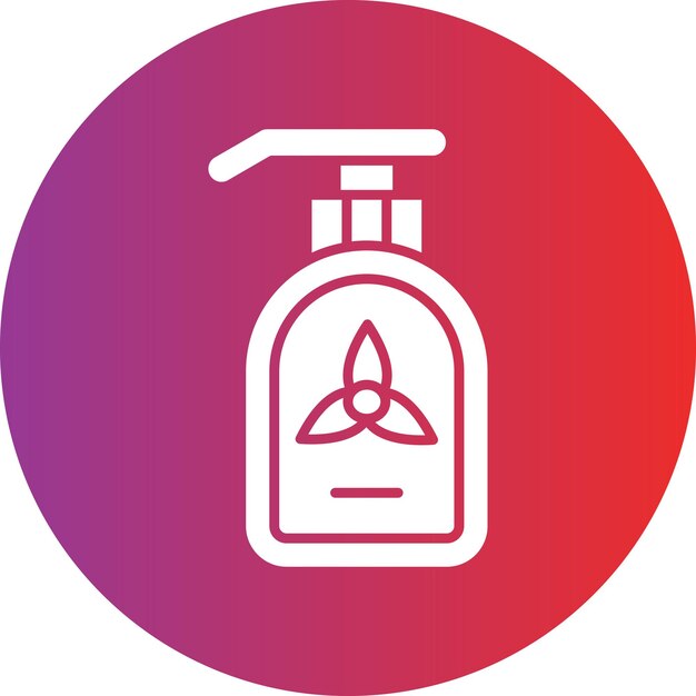 Diseño vectorial de estilo de icono de lavado de cara