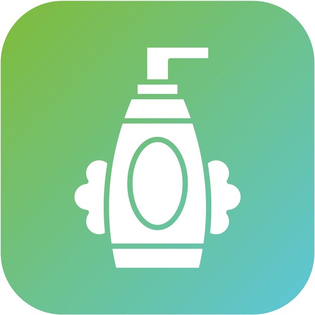 Diseño vectorial de estilo de icono de lavado facial
