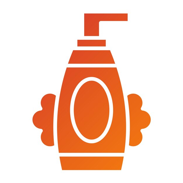 Diseño vectorial de estilo de icono de lavado facial