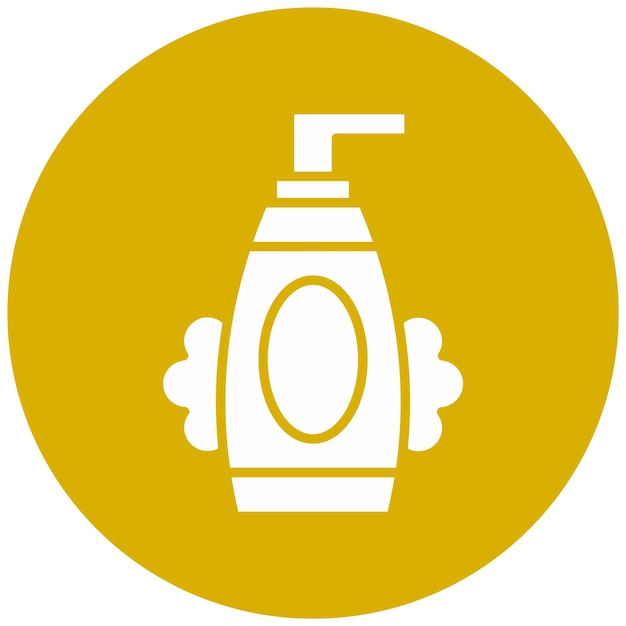 Diseño vectorial de estilo de icono de lavado facial