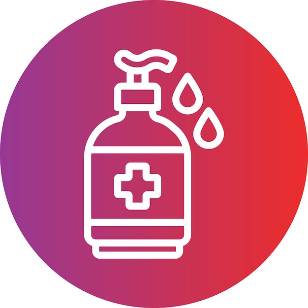 Diseño vectorial Estilo del icono de lavado a mano