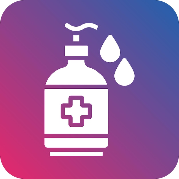 Diseño vectorial Estilo del icono de lavado a mano