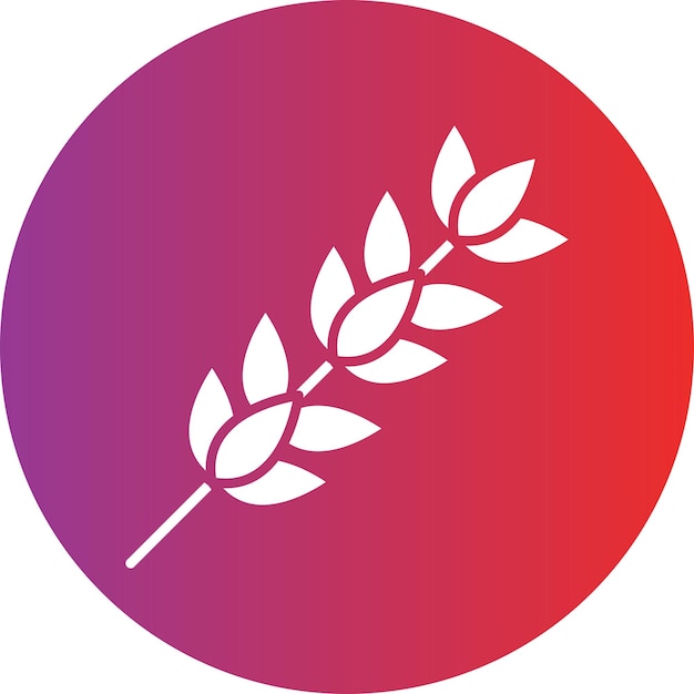 Diseño vectorial Estilo de icono de lavanda