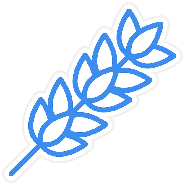 Diseño vectorial Estilo de icono de lavanda
