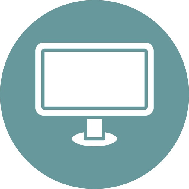 Diseño vectorial Estilo del icono LCD