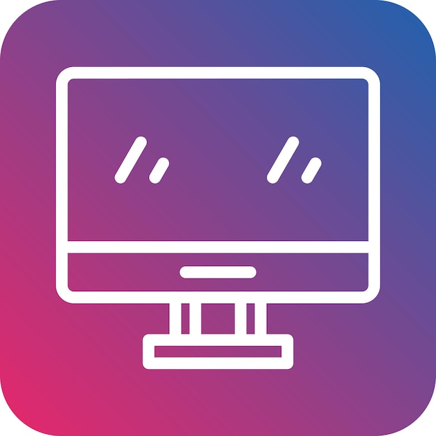 Diseño vectorial Estilo del icono LCD